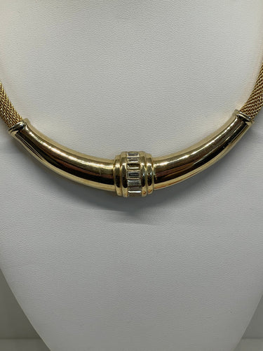 1980’s Gold Mesh Necklace Bloomers and Frocks